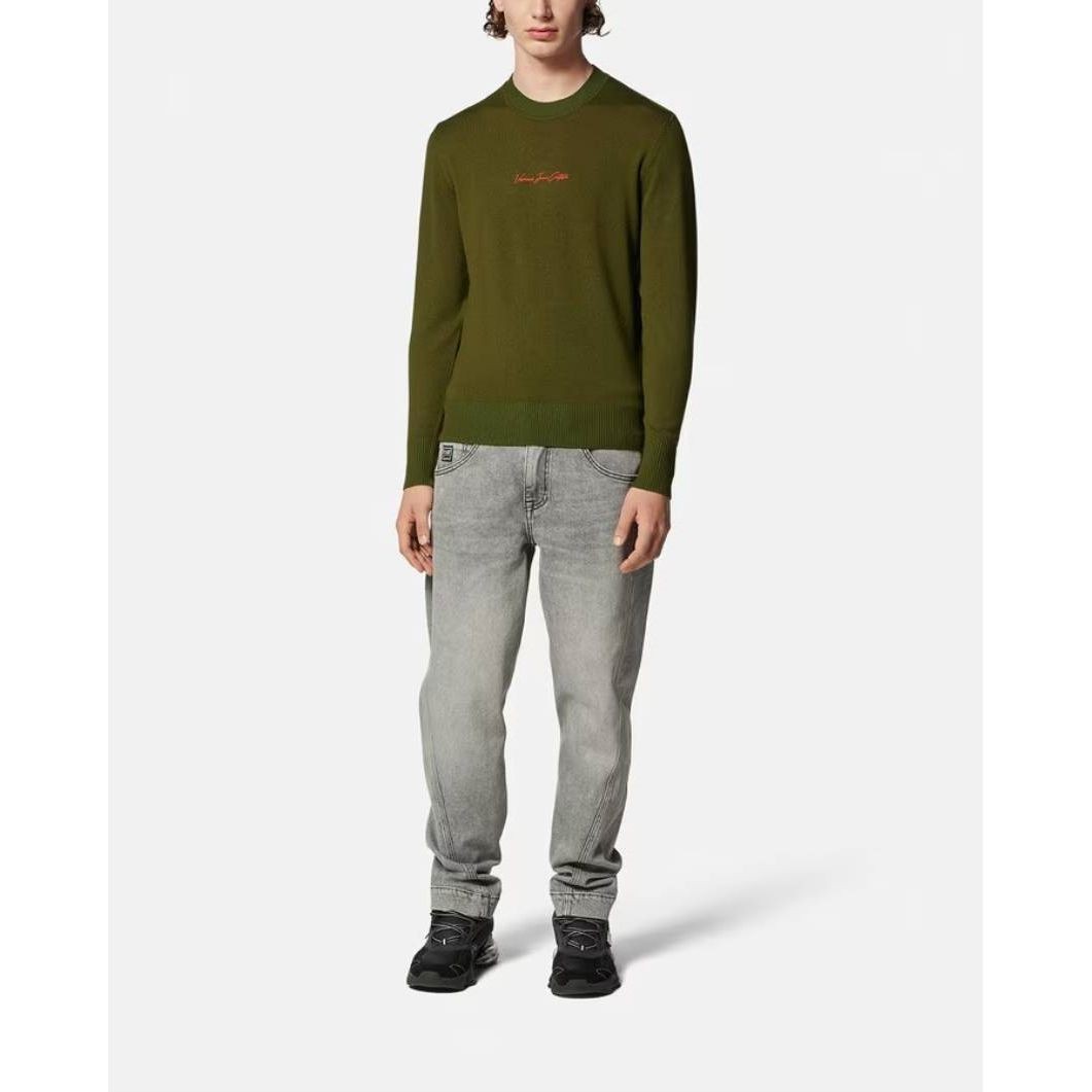 VERSACE JEANS CUTURE Sportinis nertinis vyrams, Žalia, Sweatshirt 2