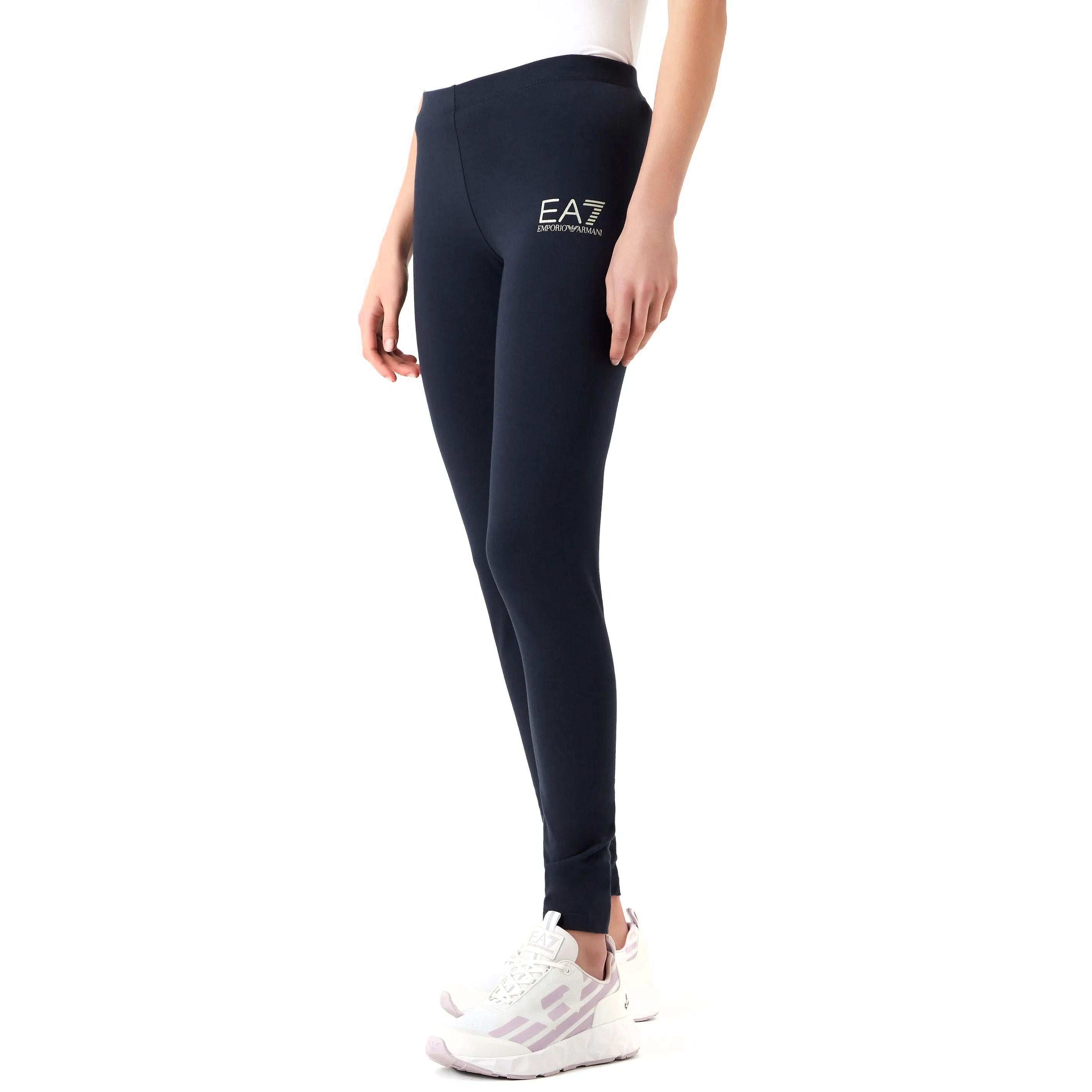 EA7 Tamprės moterims, Mėlyna, Leggings 2