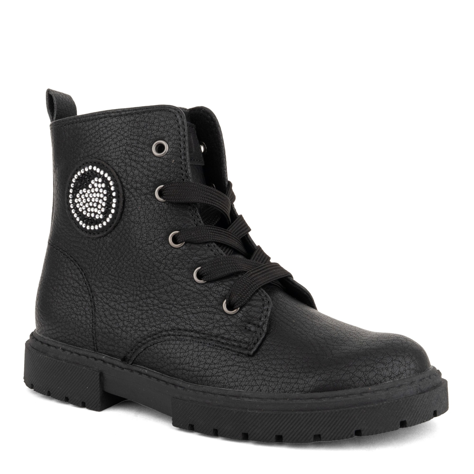 CORTINA Aulinukai mergaitėms, Juoda, Girls Kids Booties Lace 1