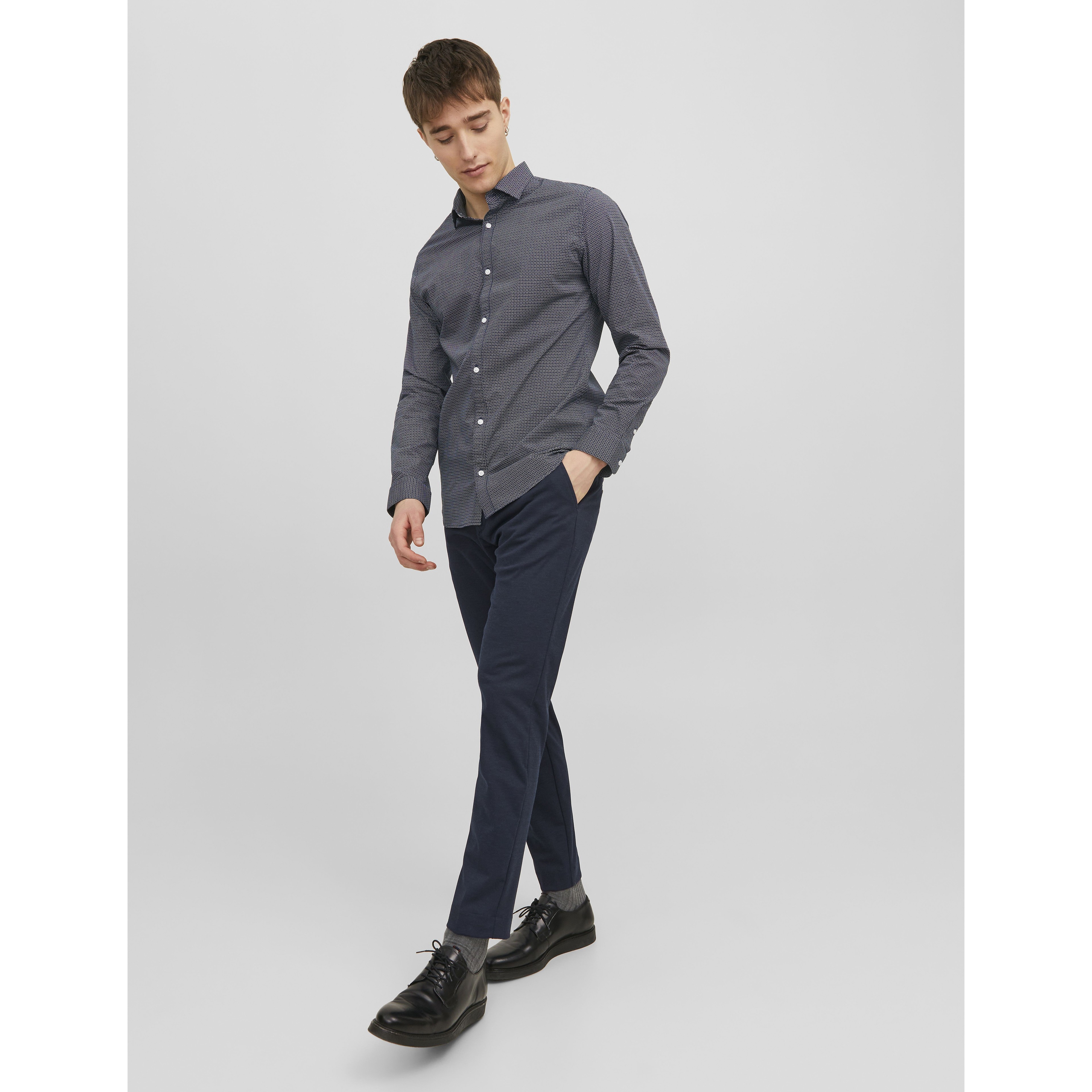 JACK & JONES Kelnės vyrams, Mėlyna, JPSTMARCO JJCOOPER CHI 8