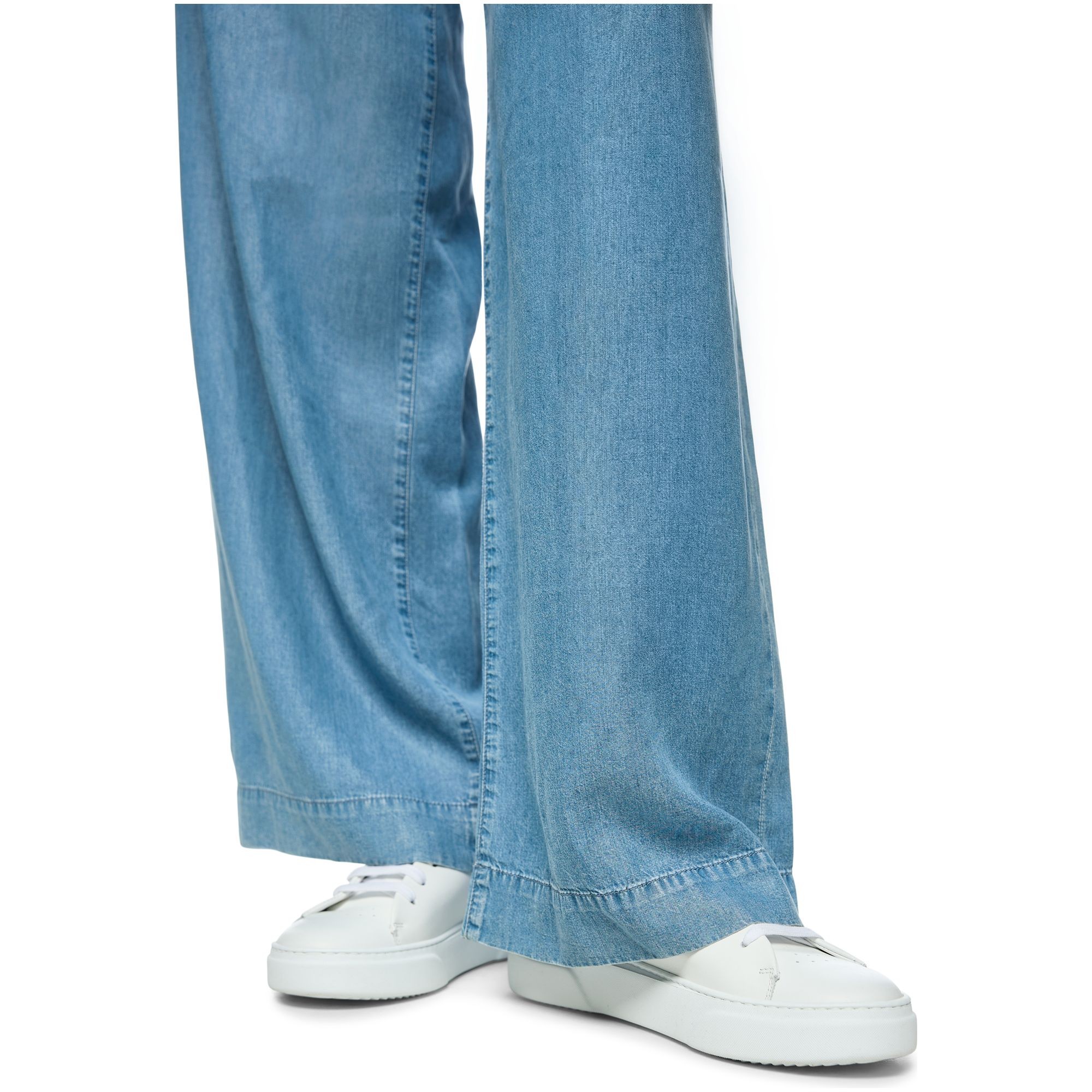 MARC CAIN Tiesūs džinsai moterims, Mėlyna, Jeans 4