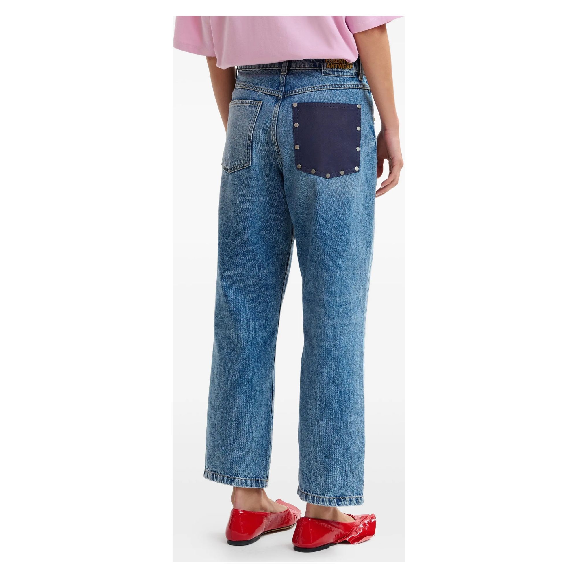 ESSENTIEL ANTWERP Tiesūs džinsai moterims, Mėlyna, 1 boyfriend jeans 4