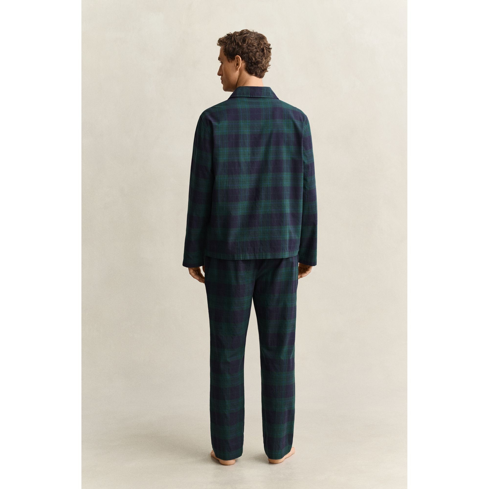 GANT Pižama vyrams, Žalia, Checked pajama set giftbox 4