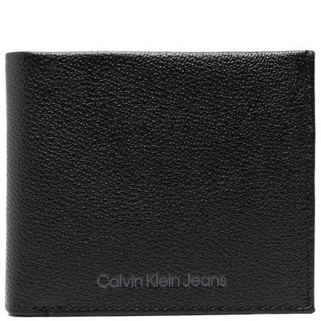 CALVIN KLEIN JEANS Piniginė vyrams, Juoda, EXPLORER BIFOLD W/COIN 1