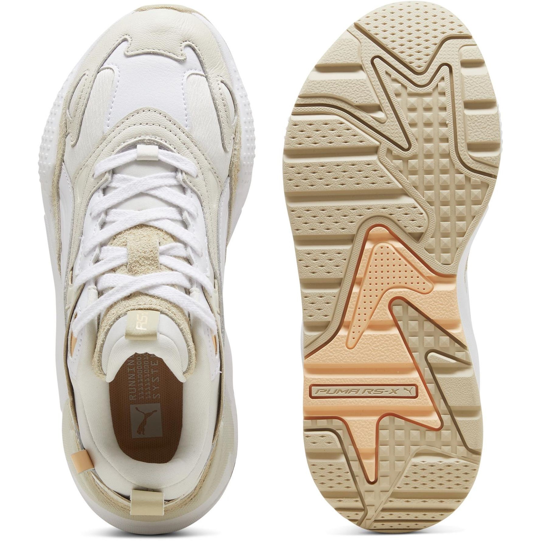 PUMA Laisvalaikio bateliai moterims, Smėlio, Rs-x efekt leisure 5