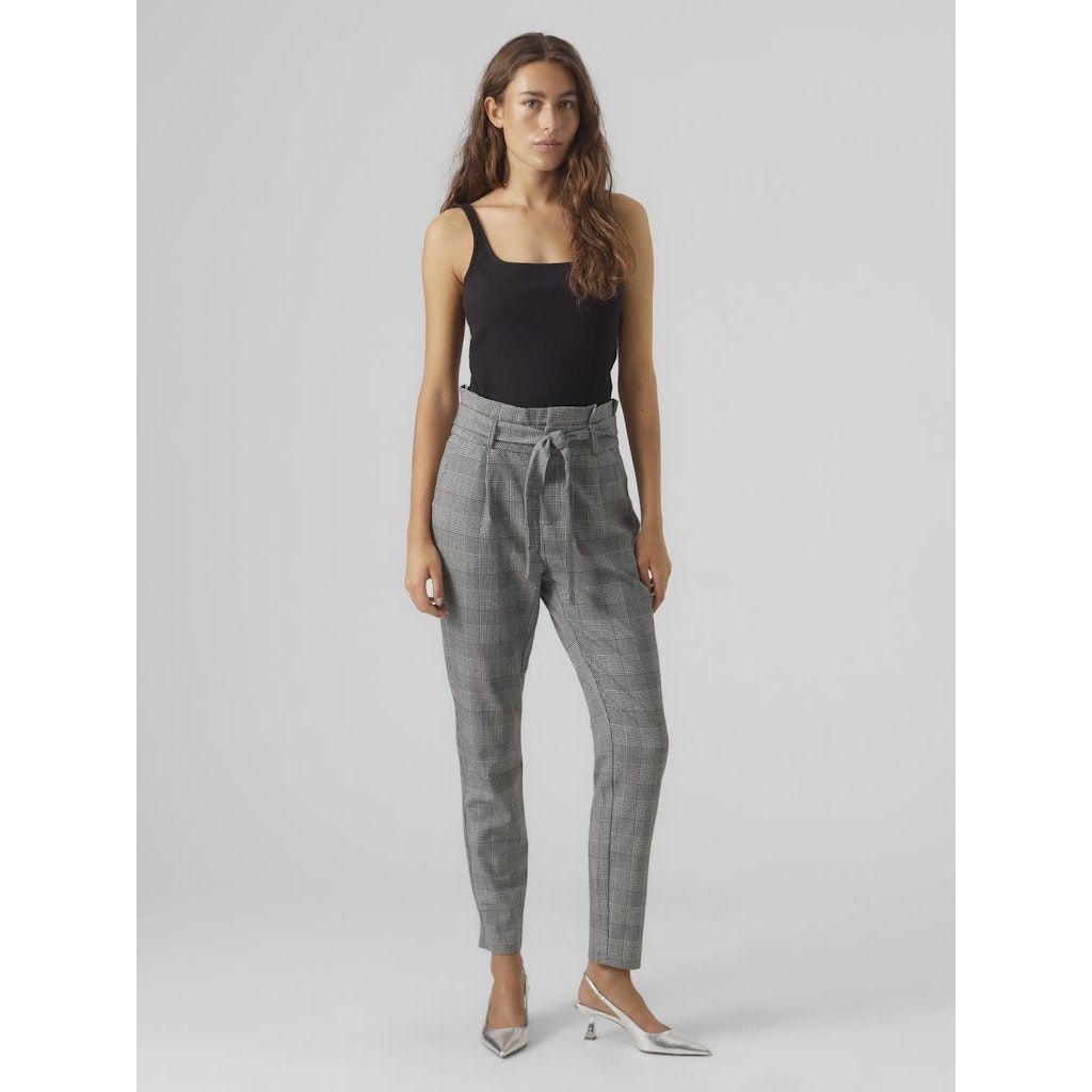 VERO MODA Kelnės moterims, Pilka, VMEVA HR LOOSE PAPER 4