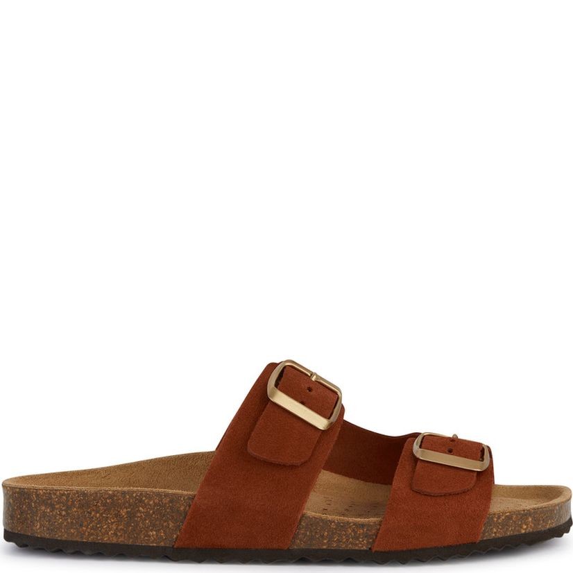 GEOX Šlepetės moterims, Ruda, Brionia sandals 1