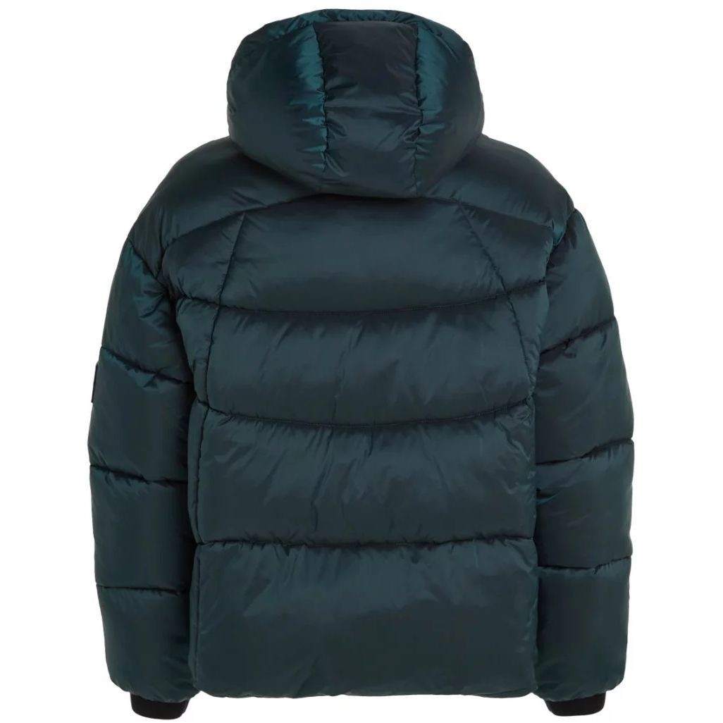 CALVIN KLEIN JEANS Pūkinė striukė vyrams, Mėlyna, Two tone ripstop puffer 2