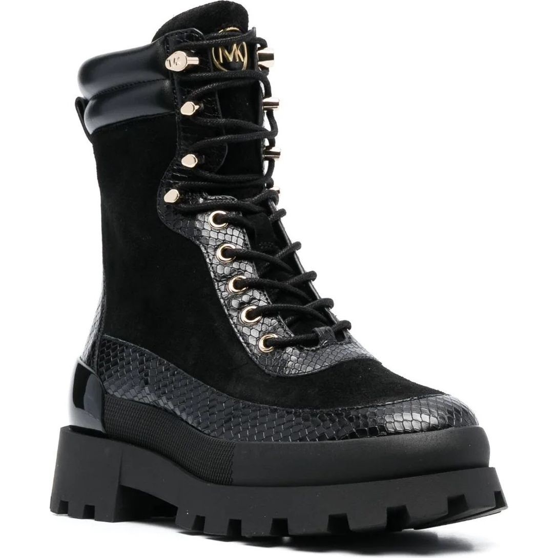 MICHAEL KORS Aulinukai moterims, Juoda, Rowan lace up bootie 1
