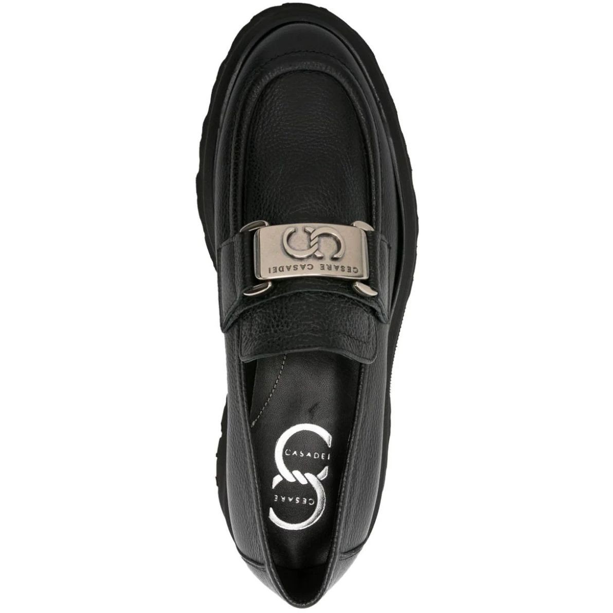 CESARE CASADEI Mokasinai moterims, Juoda, Willer mocassins 4