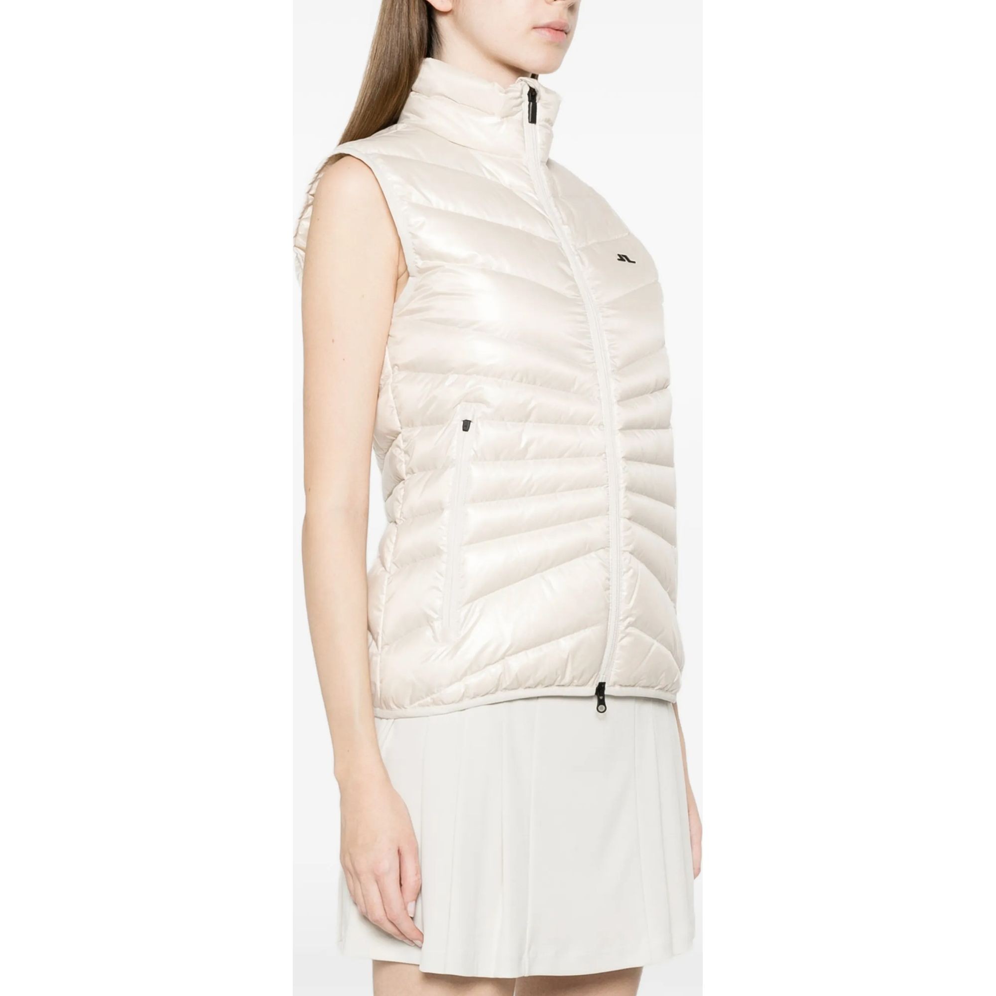 J.LINDEBERG Liemenė moterims, Smėlio, Lara light down vest 3
