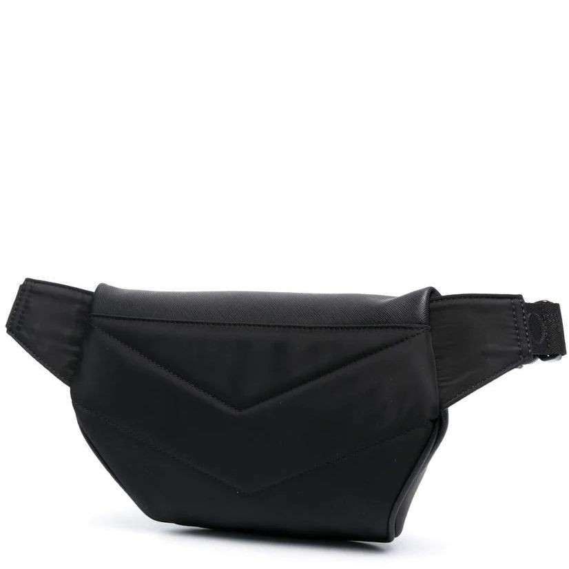 EMPORIO ARMANI Rankinė per juosmenį vyrams, Juoda, Belt bag 2