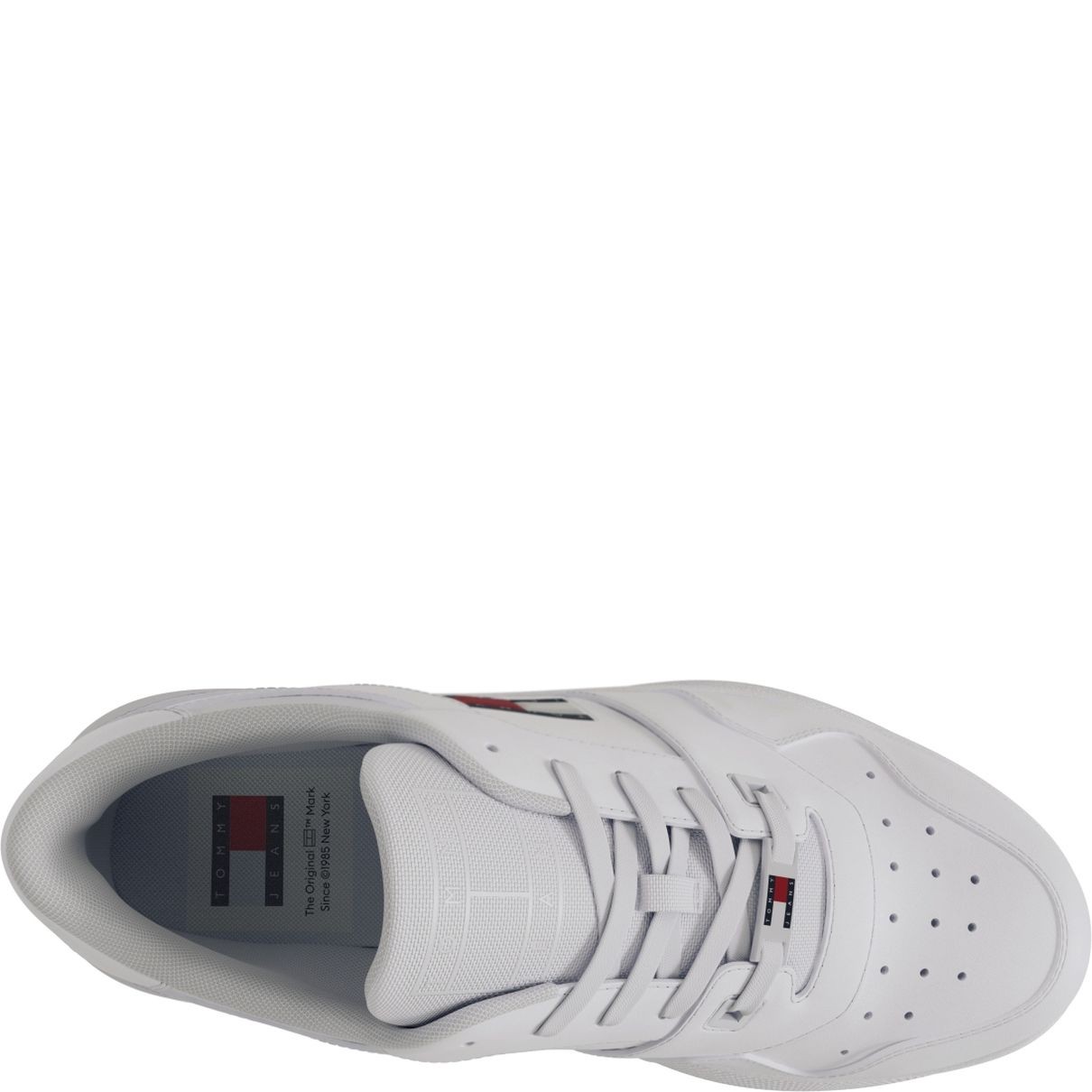 TOMMY JEANS Laisvalaikio bateliai moterims, Balta, Retro basket flatform 3