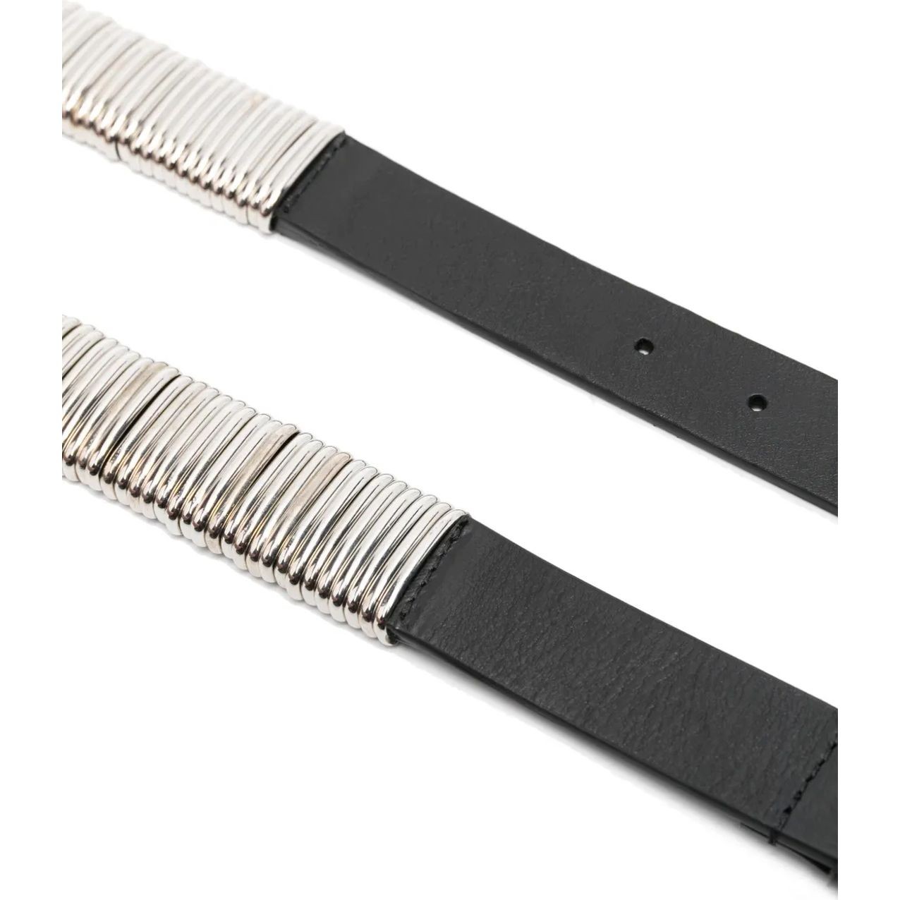 PINKO Diržas moterims, Juoda, Belt with metal loops, PINKO 2