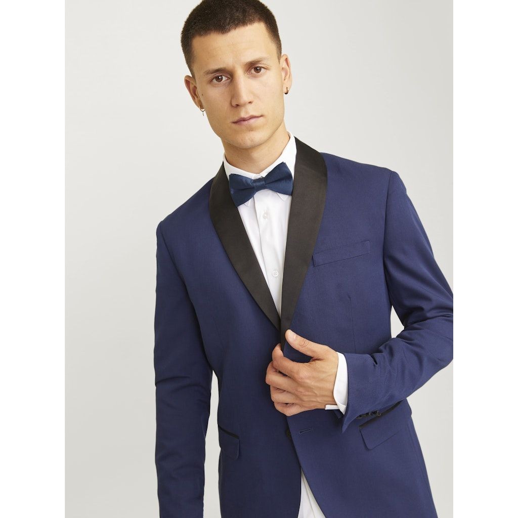 JACK & JONES Kaklaraištis vyrams, Mėlyna, JACSOLID BOWTIE 4