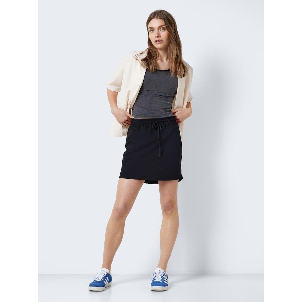 NOISY MAY Mini sijonas moterims, Juoda, Nmkirby mini skirt 4