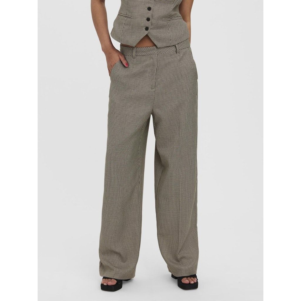 VERO MODA Kelnės moterims, Pilka, VMTROIAN MR WIDE HOUN 5