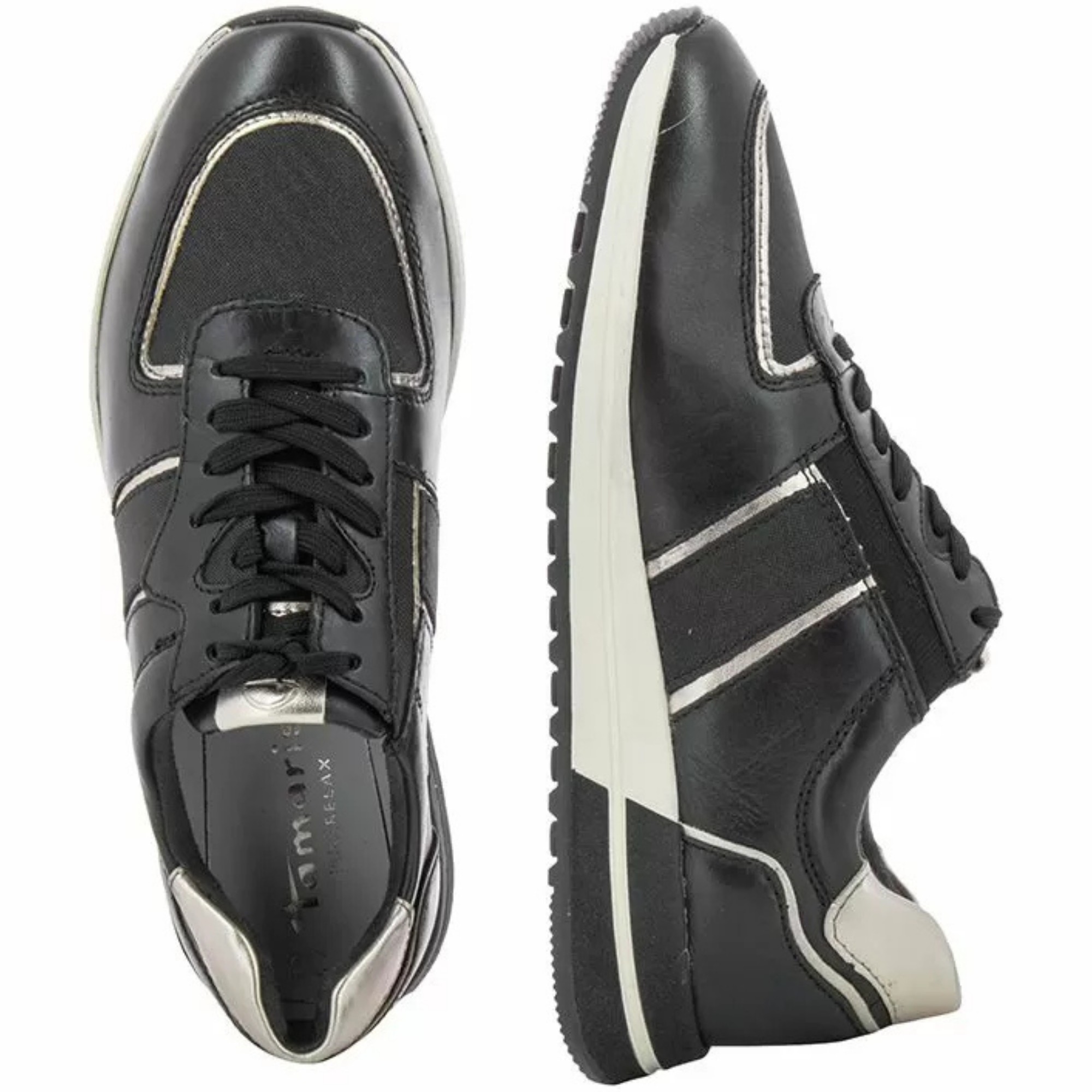TAMARIS Sportiniai bateliai moterims, Juoda, SPORT SHOE 3
