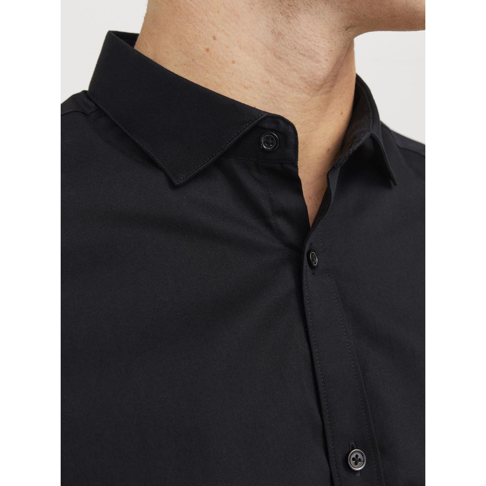 JACK & JONES Marškiniai vyrams, Juoda, JPRBLACARDIFF SHIRT L/ 7