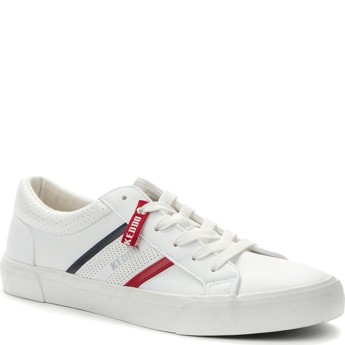 KEDDO DENIM Sportbačiai vyrams, Balta, SNEAKERS 1