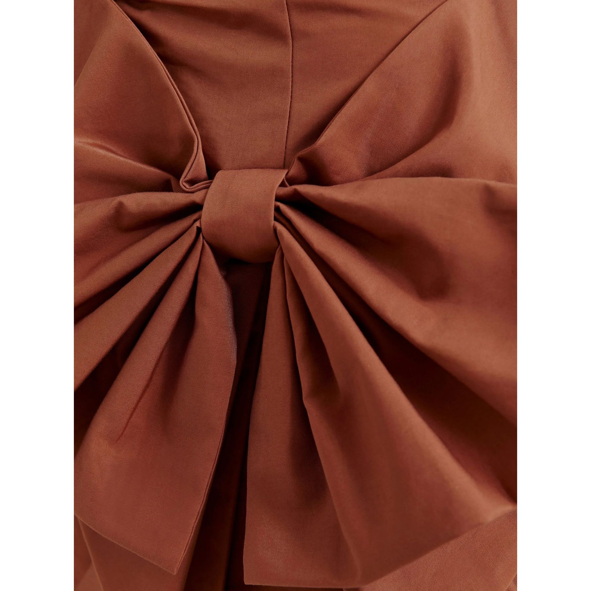 ESSENTIEL ANTWERP Mini sijonas moterims, Ruda, 2 3d bow miniskirt 6