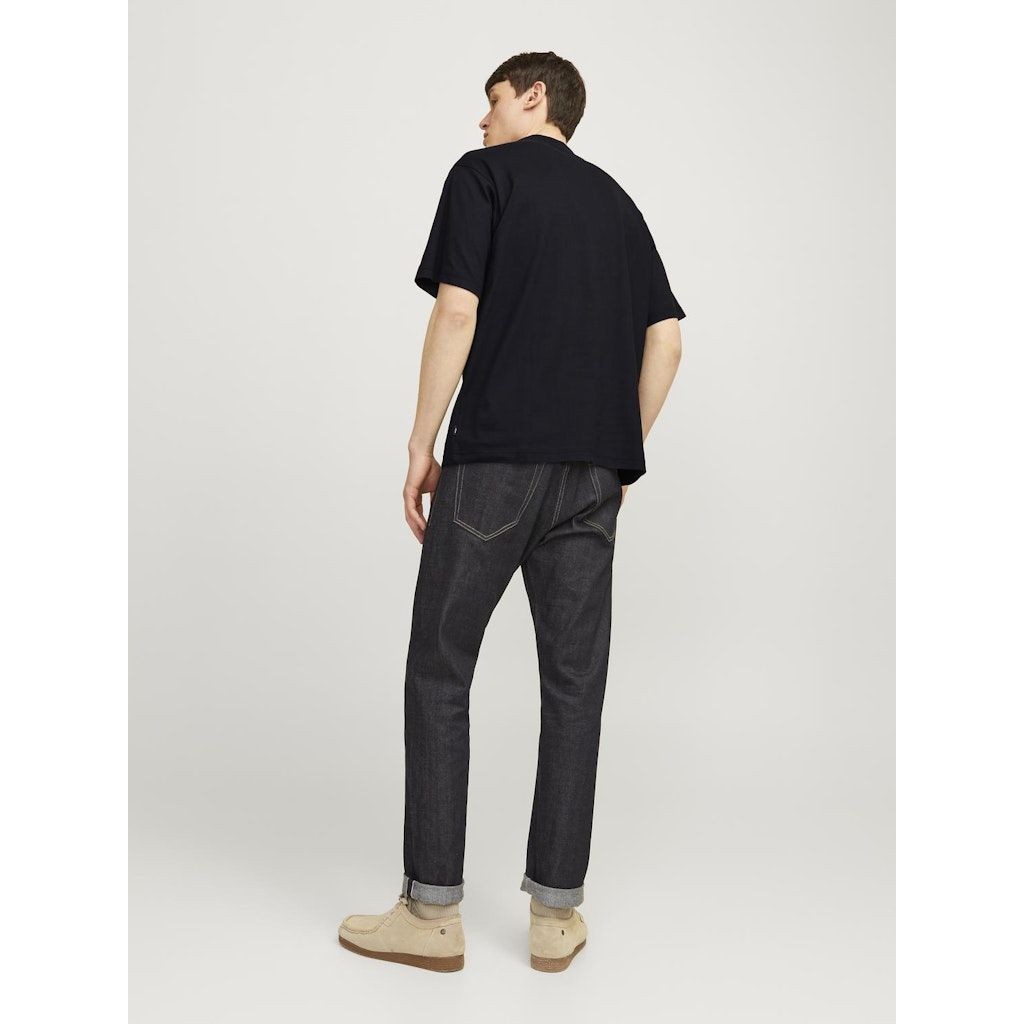 JACK & JONES Marškinėliai vyrams, Juoda, Chad branding 4