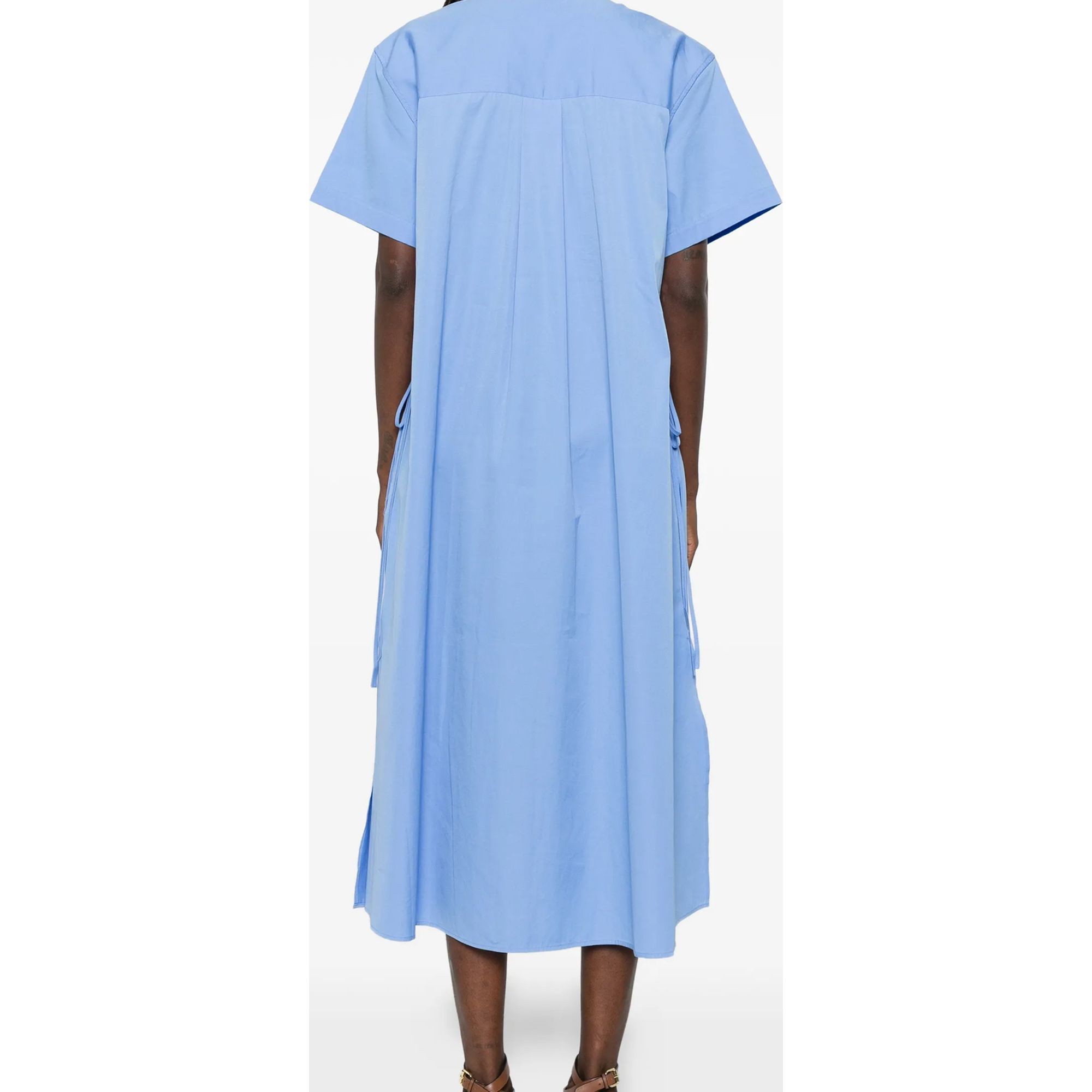 POLO RALPH LAUREN Midi suknelė moterims, Mėlyna, Woven-shirt dress-dresses 4
