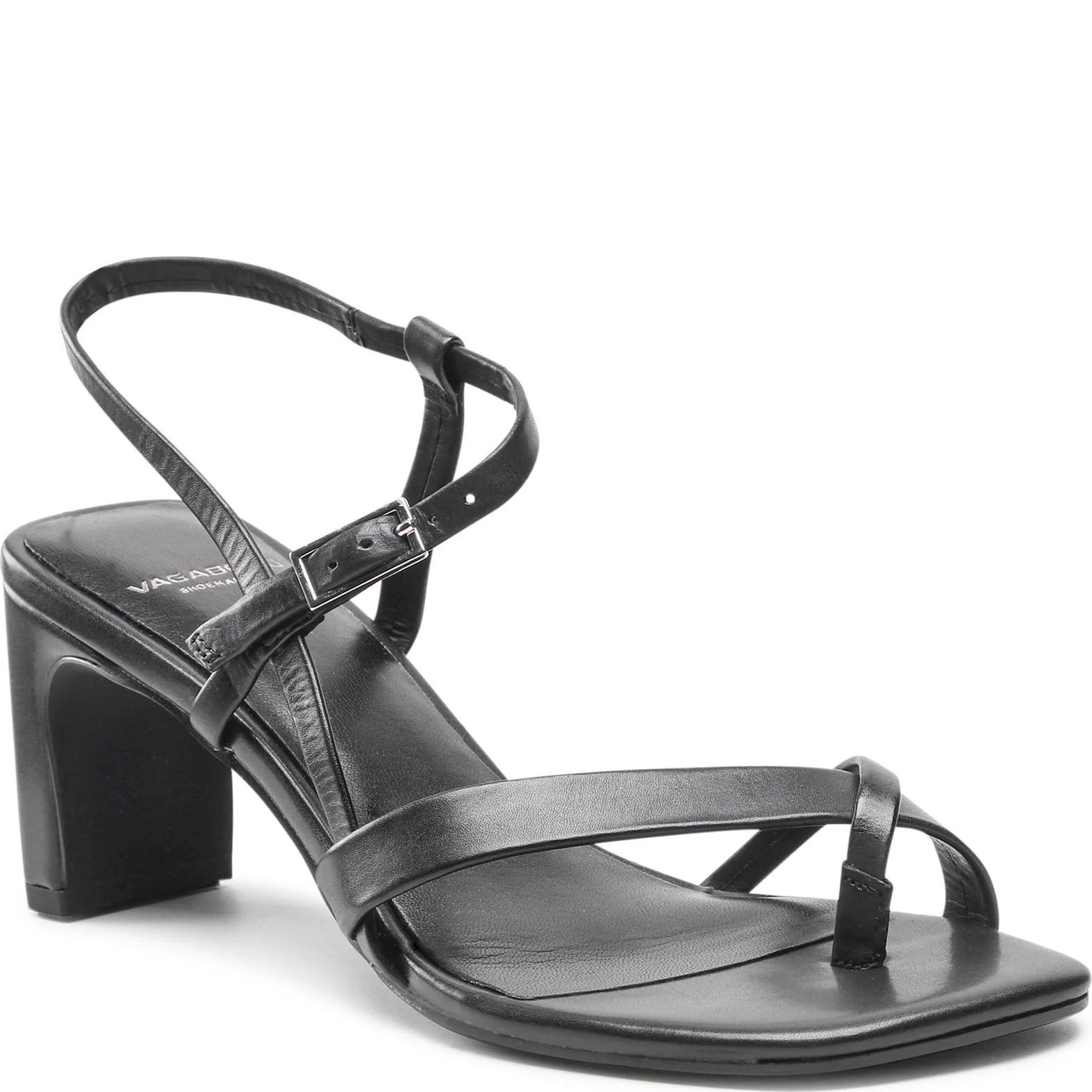 VAGABOND Basutės moterims, Juoda, LUISA SANDALS 1
