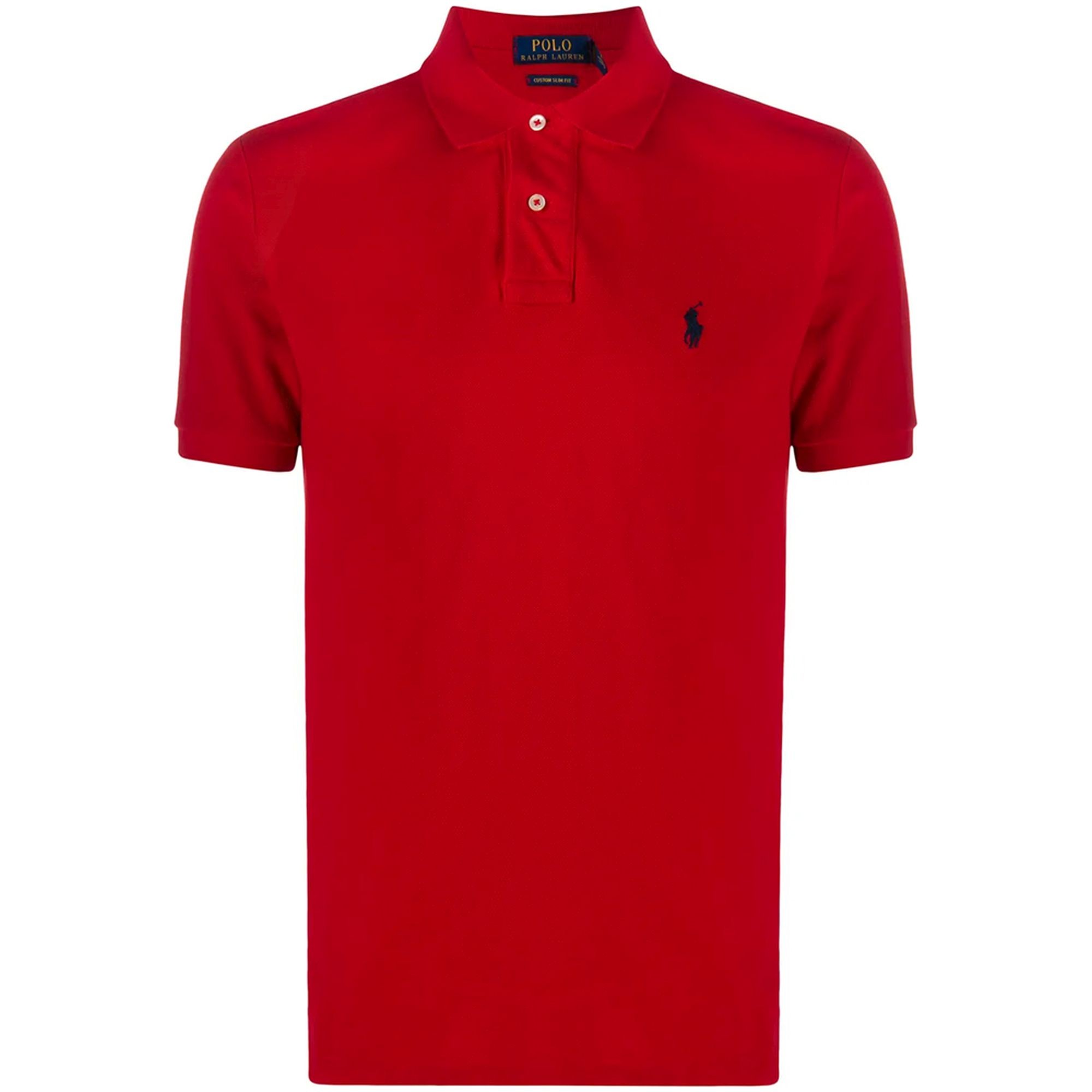 POLO RALPH LAUREN Palaidinės vyrams, Raudona, Embroidered polo shirt 1