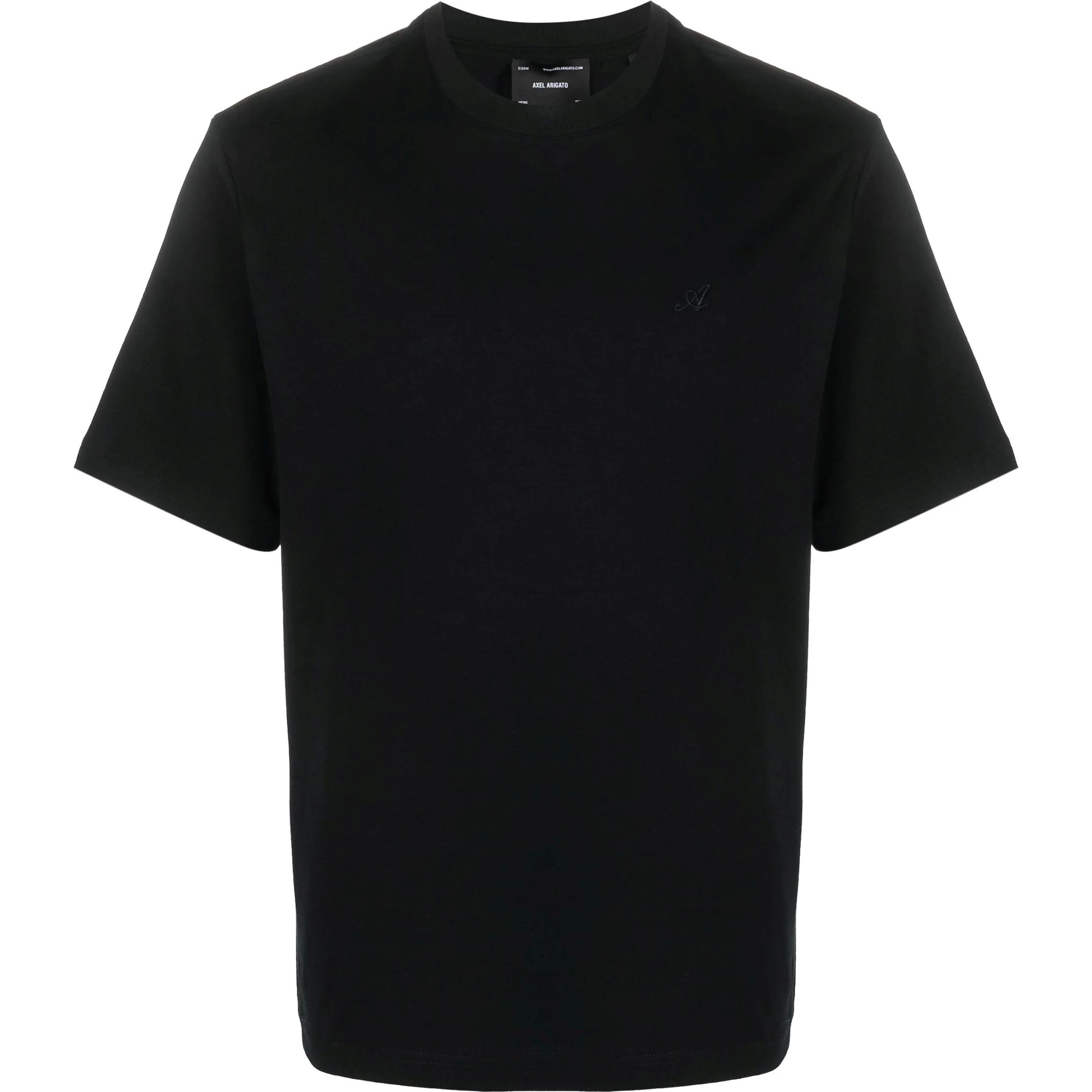 AXEL ARIGATO Marškinėliai trump. rankovėmis vyrams, Juoda, Signature t-shirt