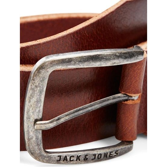 JACK & JONES Diržas vyrams, JACPAUL LEATHER BELT 4