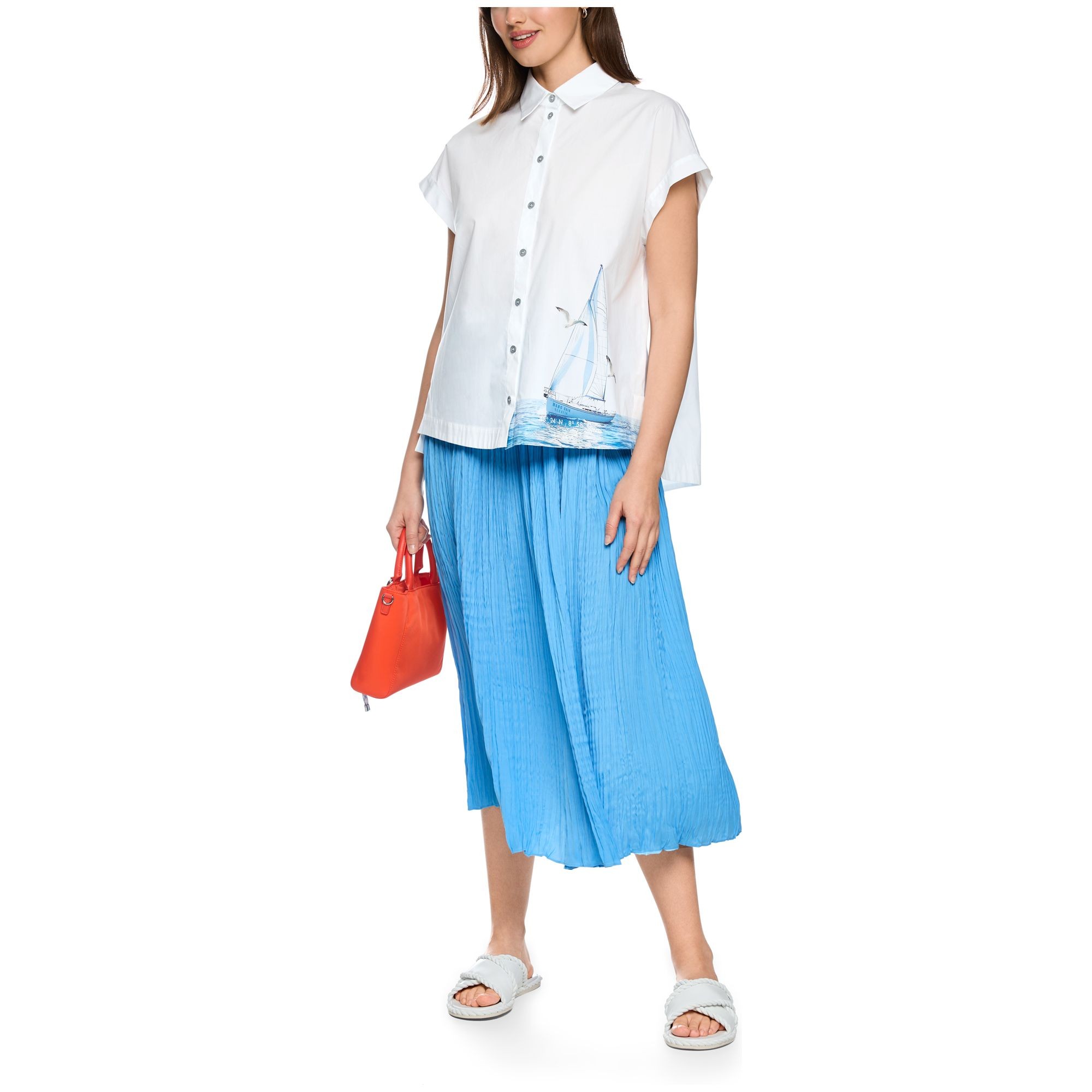 MARC CAIN Palaidinės moterims, Mėlyna, Blouse 2