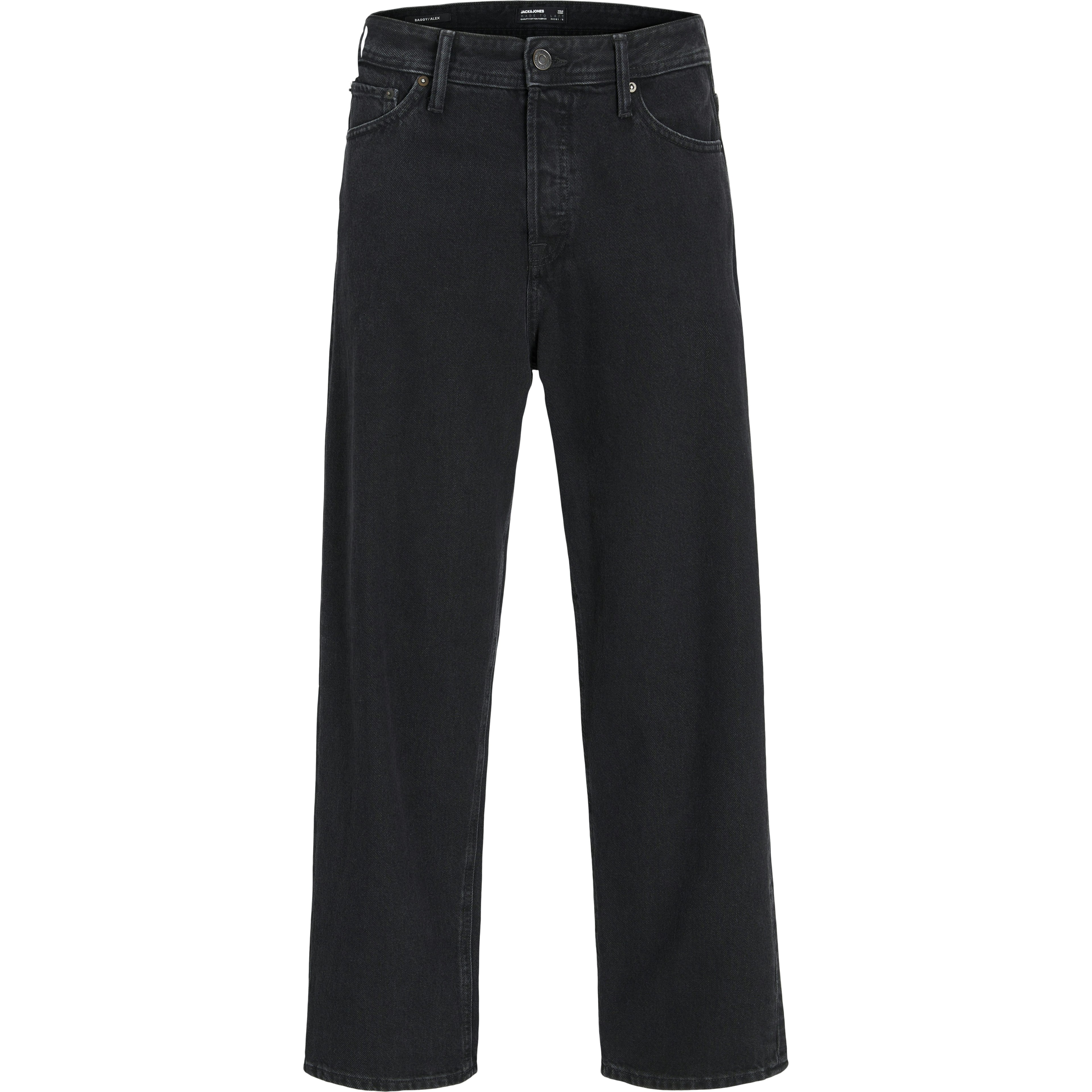 JACK & JONES Platūs džinsai vyrams, Juoda, JJIALEX JJORIGINAL SBD 1