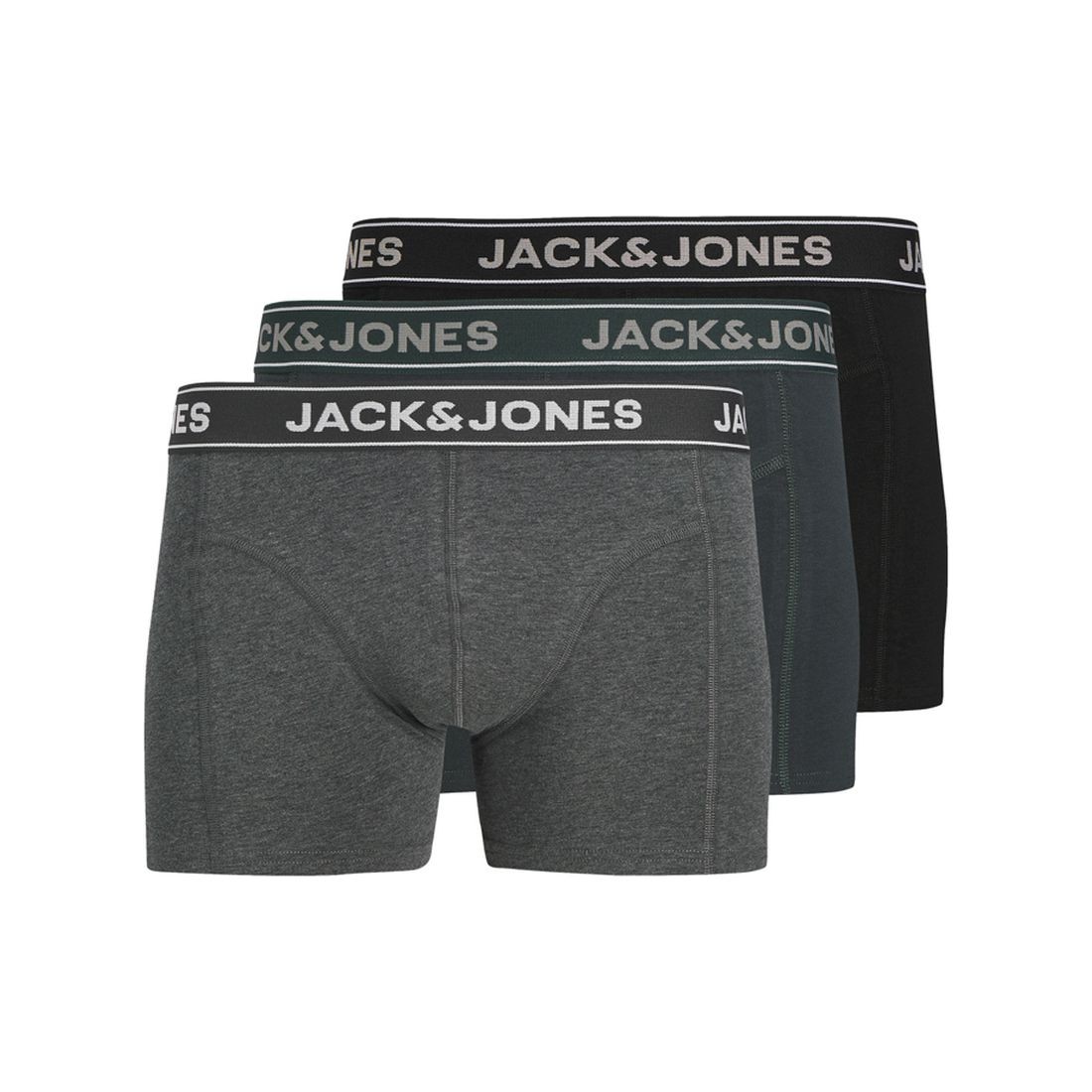 JACK & JONES Ilginti apatiniai vyrams, Gray, Black friday trunks
