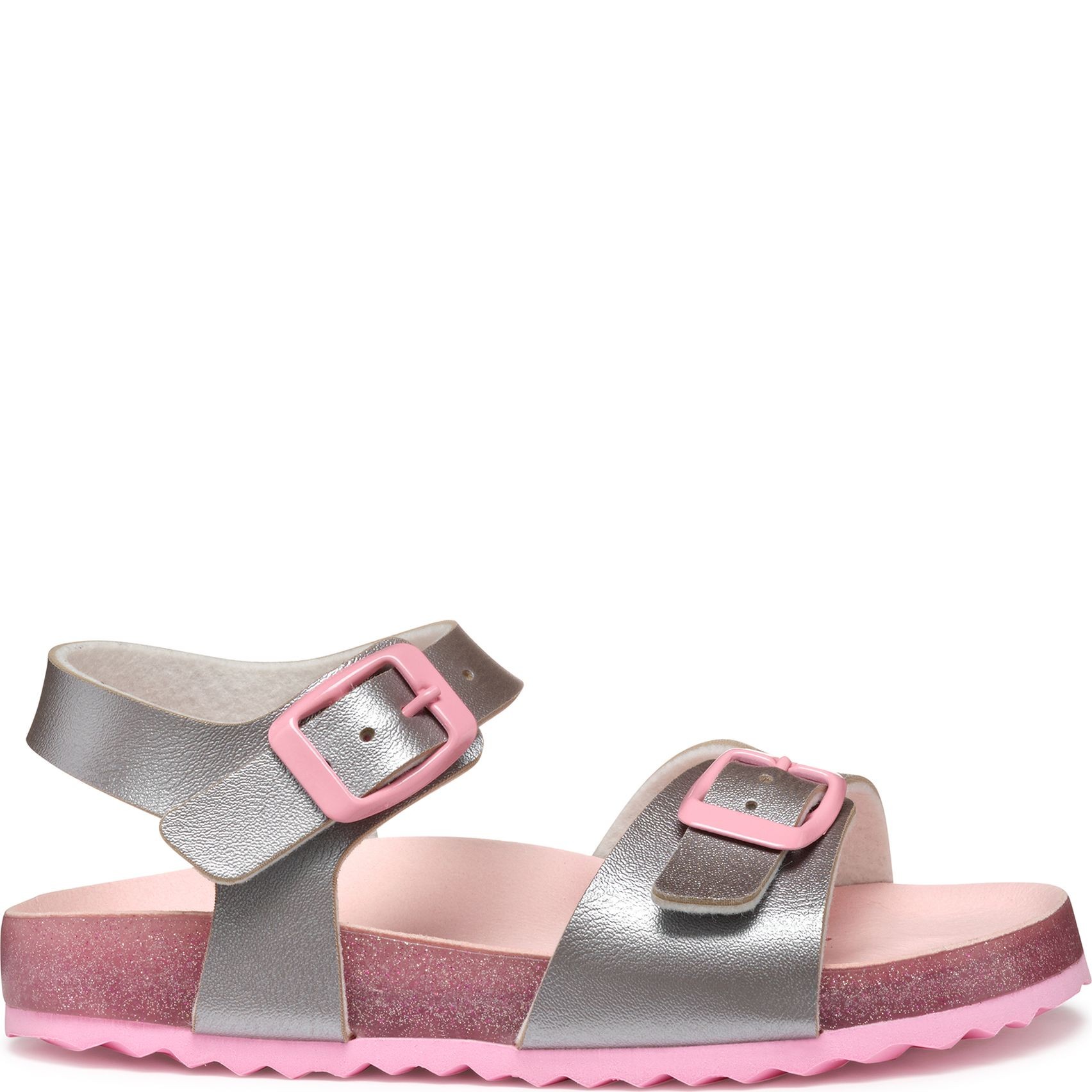 GEOX Basutės mergaitėms, Sidabrinė, Adriel sandals 1