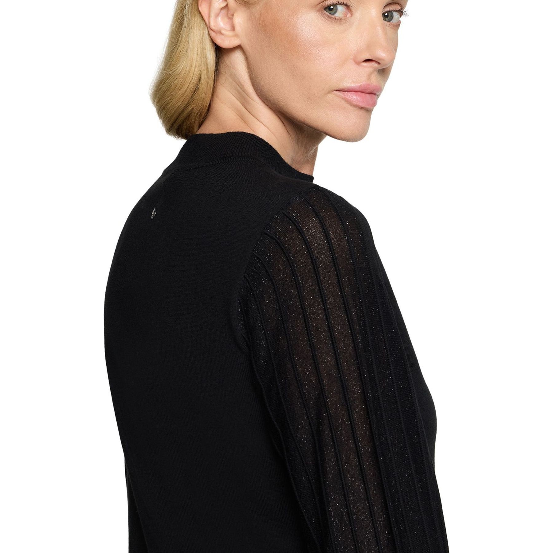 BETTY & CO Megzta suknelė moterims, Juoda, Short Knit Dress 7