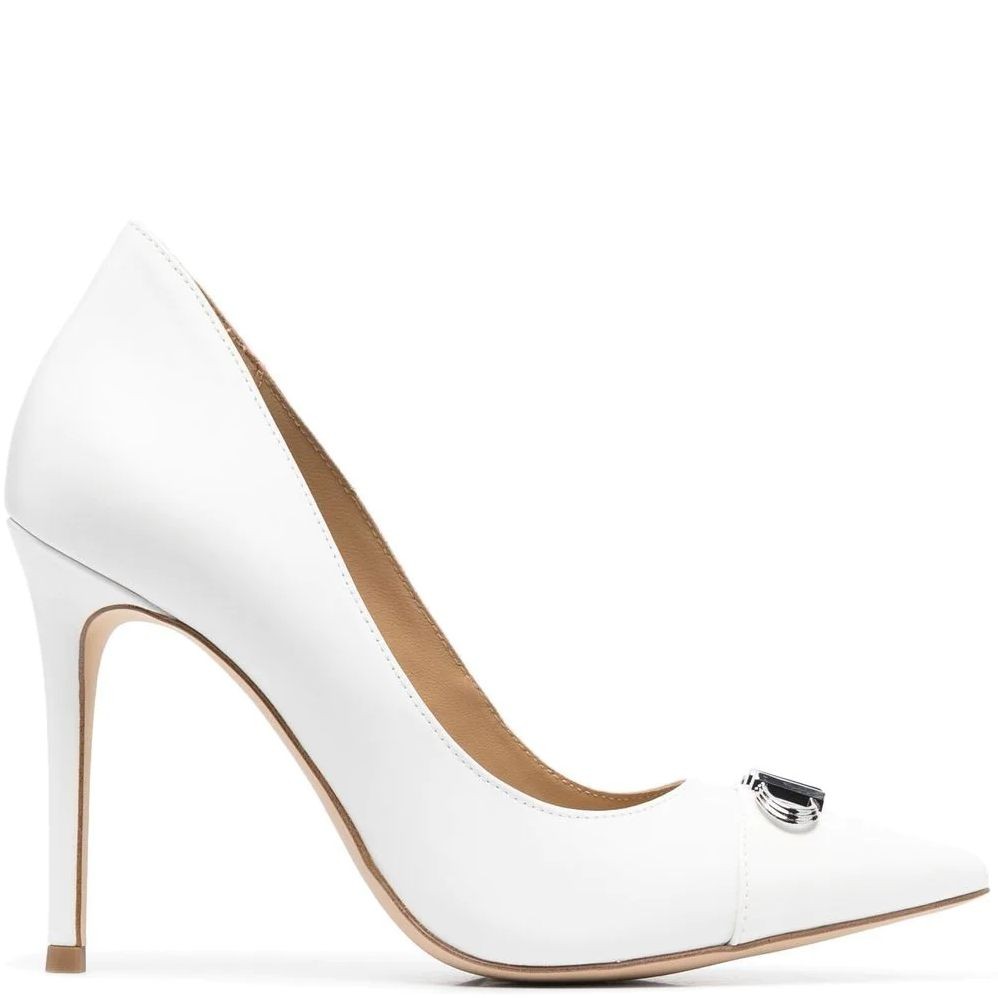 MICHAEL KORS Aukštakulniai moterims, Balta, Parker leather pump  2
