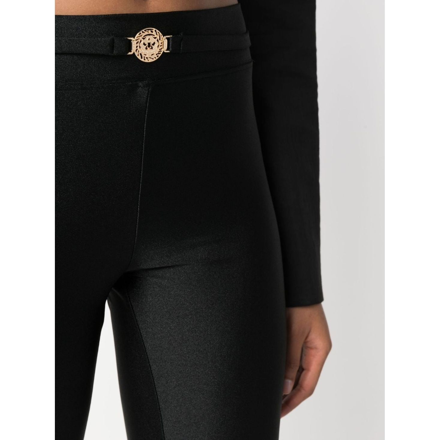 JUST CAVALLI Tamprės moterims, Juoda, Jegging fouseux 4
