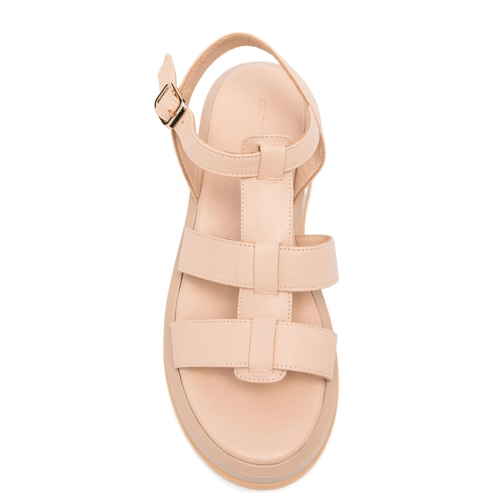 SERGIO MORETTI Basutės moterims, Smėlio, Sandals 4