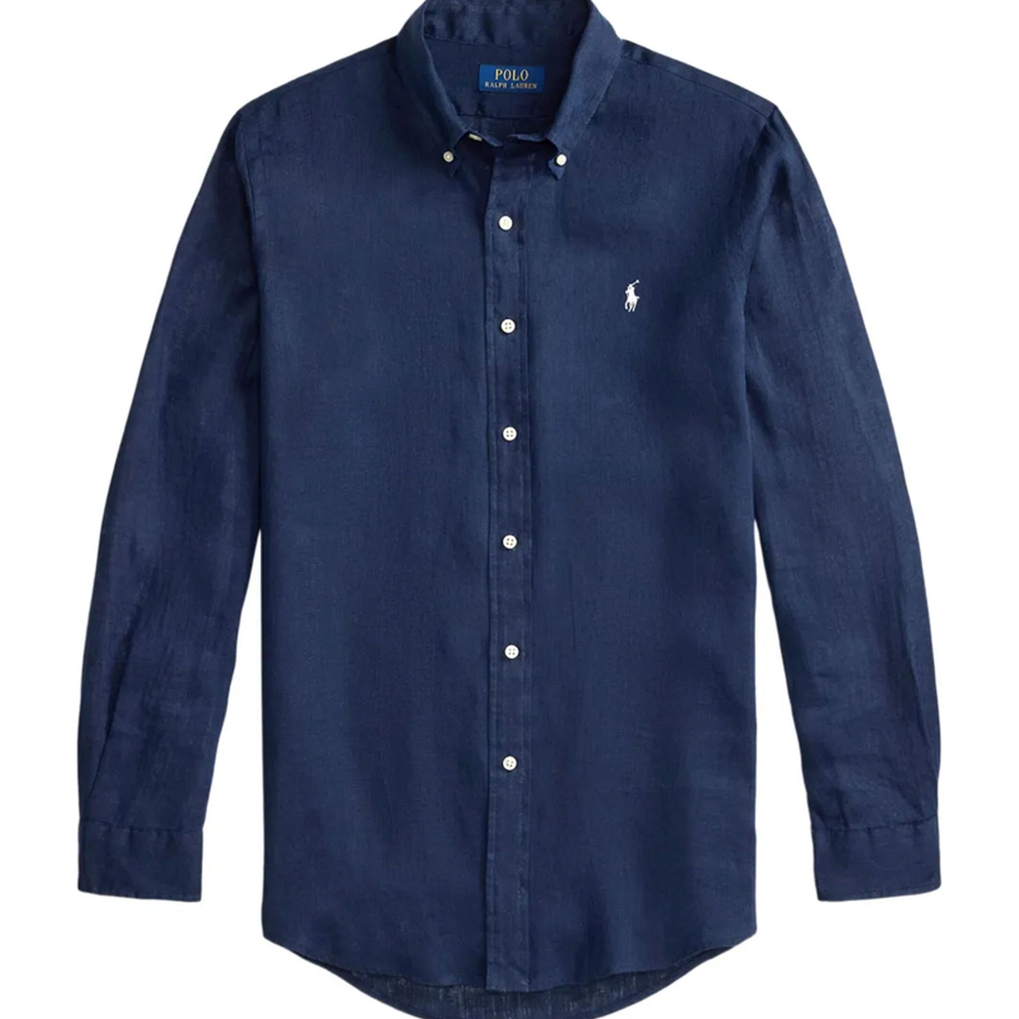 POLO RALPH LAUREN Marškiniai ilgomis rankovėmis vyrams, Mėlyna, Long sleeve-sport shirt 1