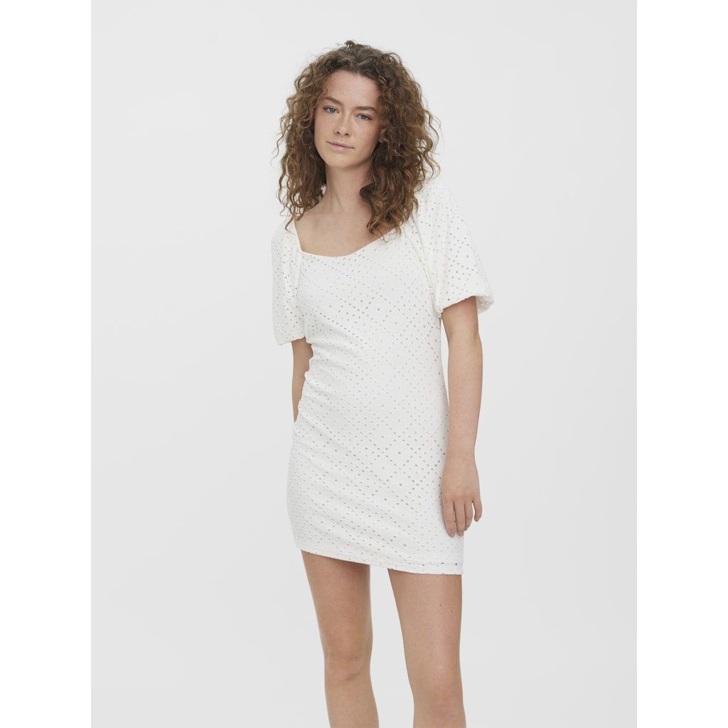 VERO MODA Mini suknelė moterims, Balta, VMTASSA 2/4 MINI DRES 2