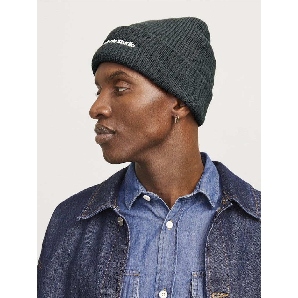 JACK & JONES Skrybėlė vyrams, Mėlyna, Vester bro beanie 5