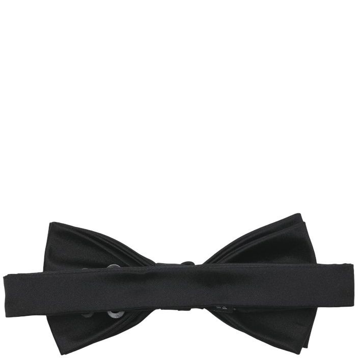 JACK & JONES Kaklaraištis vyrams, Juoda, JACSOLID BOWTIE 2