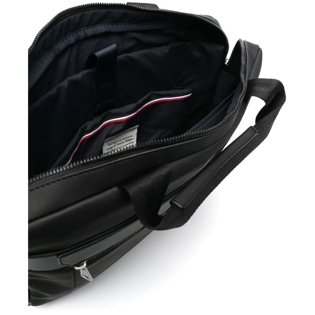 TOMMY HILFIGER Dėklas kompiuteriui vyrams, Juoda, TH CASUAL SLIM COMPUTER BAG 4
