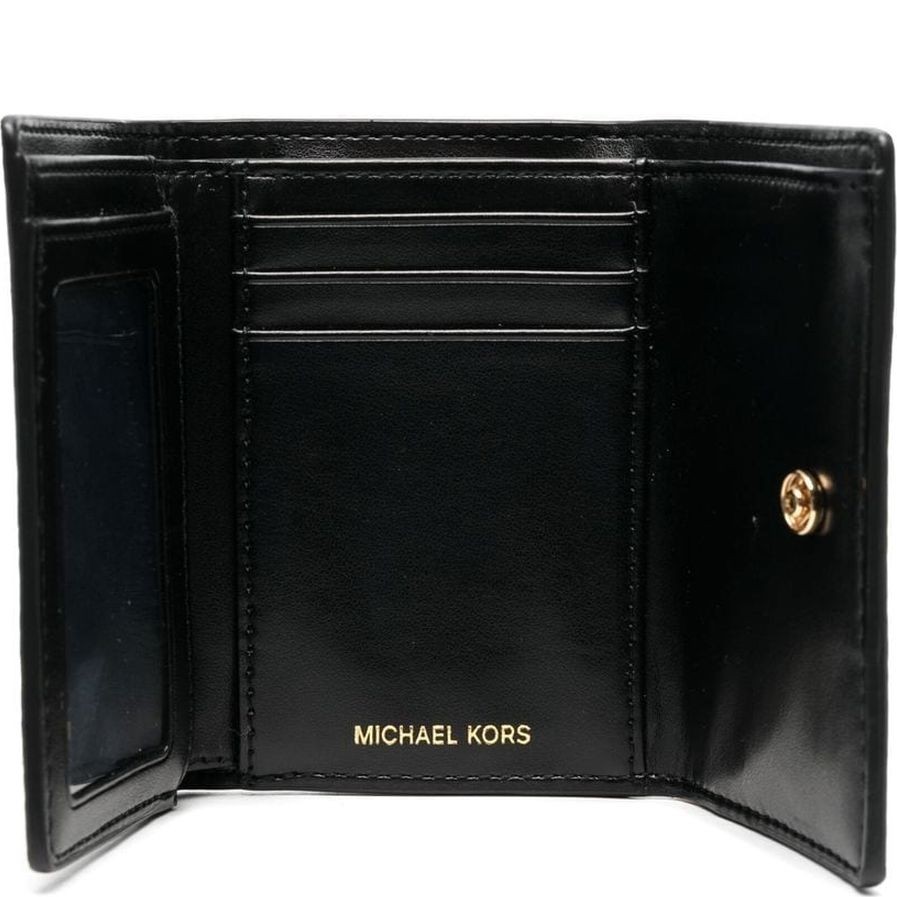 MICHAEL KORS Piniginė moterims, Juoda, MD flap trifold 3