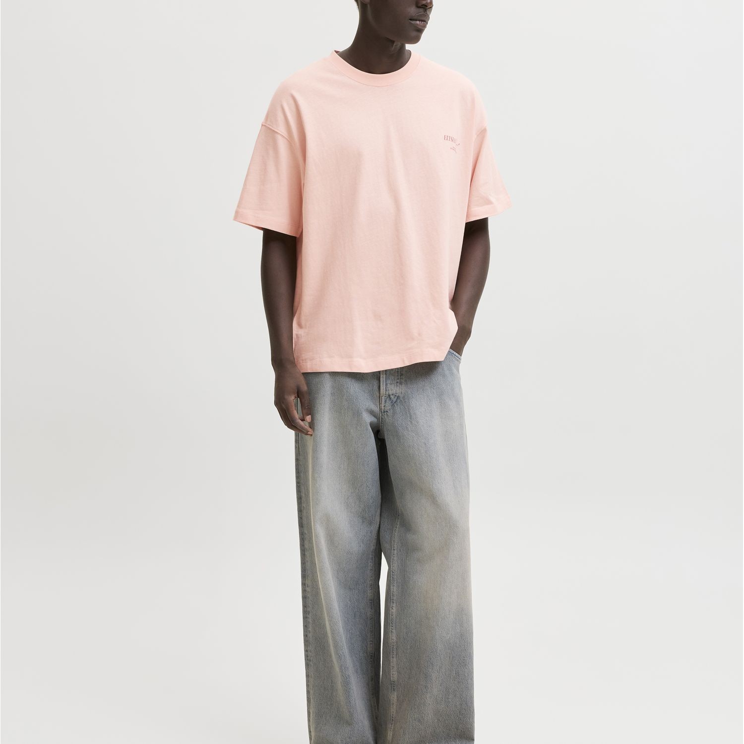 JACK & JONES Marškinėliai vyrams, Rožinė, Sanremo back 5