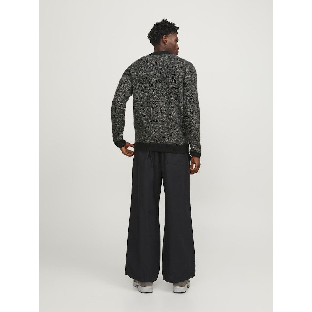 JACK & JONES Megztinis vyrams, Juoda, JCOSPACE KNIT MOCK NEC 3