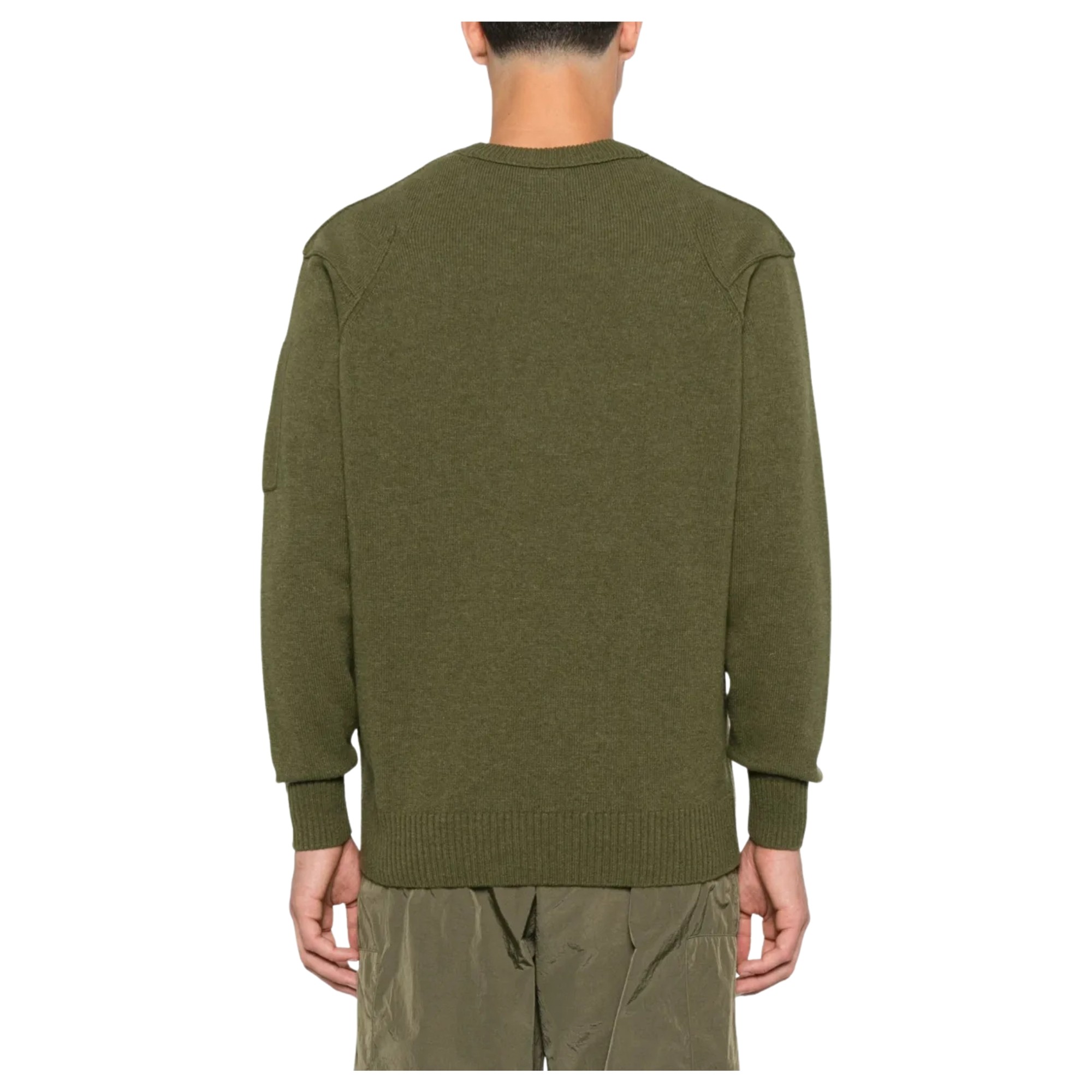 C.P. COMPANY Megztinis vyrams, Žalia, Crew neck 3