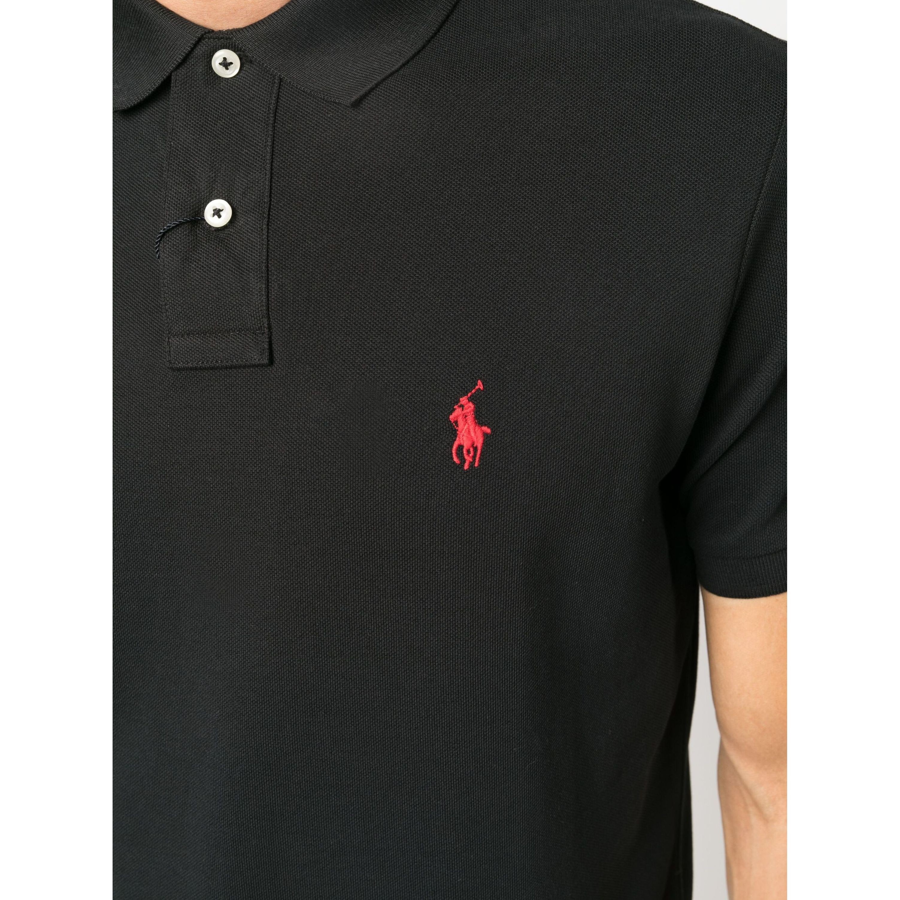POLO RALPH LAUREN Polo marškiniai trumpos rank. vyrams, Juoda, Short sleeve polo 5