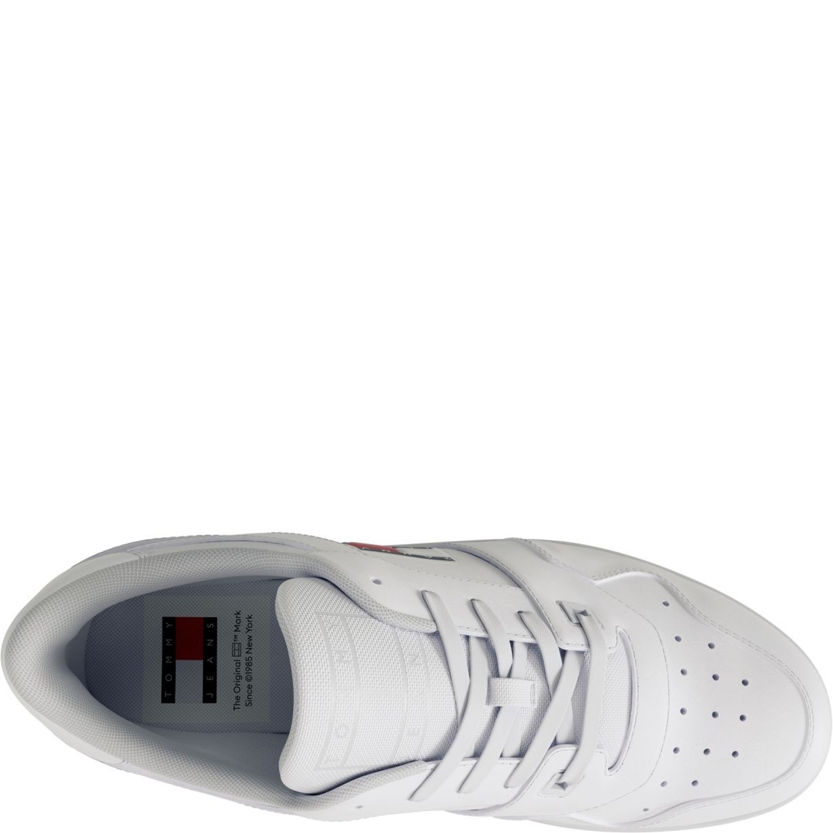TOMMY JEANS Laisvalaikio bateliai moterims, Balta, Retro basket 3